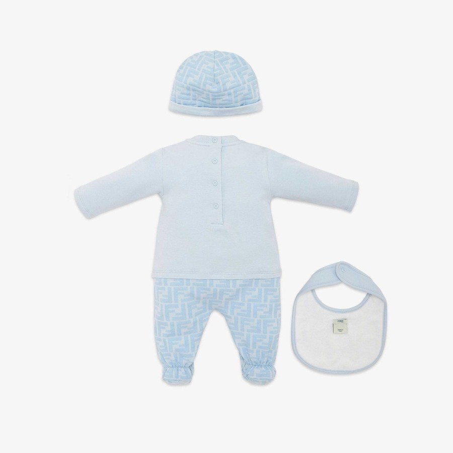 Bambini Fendi Neonata | Insieme Del Bambino Azzurro