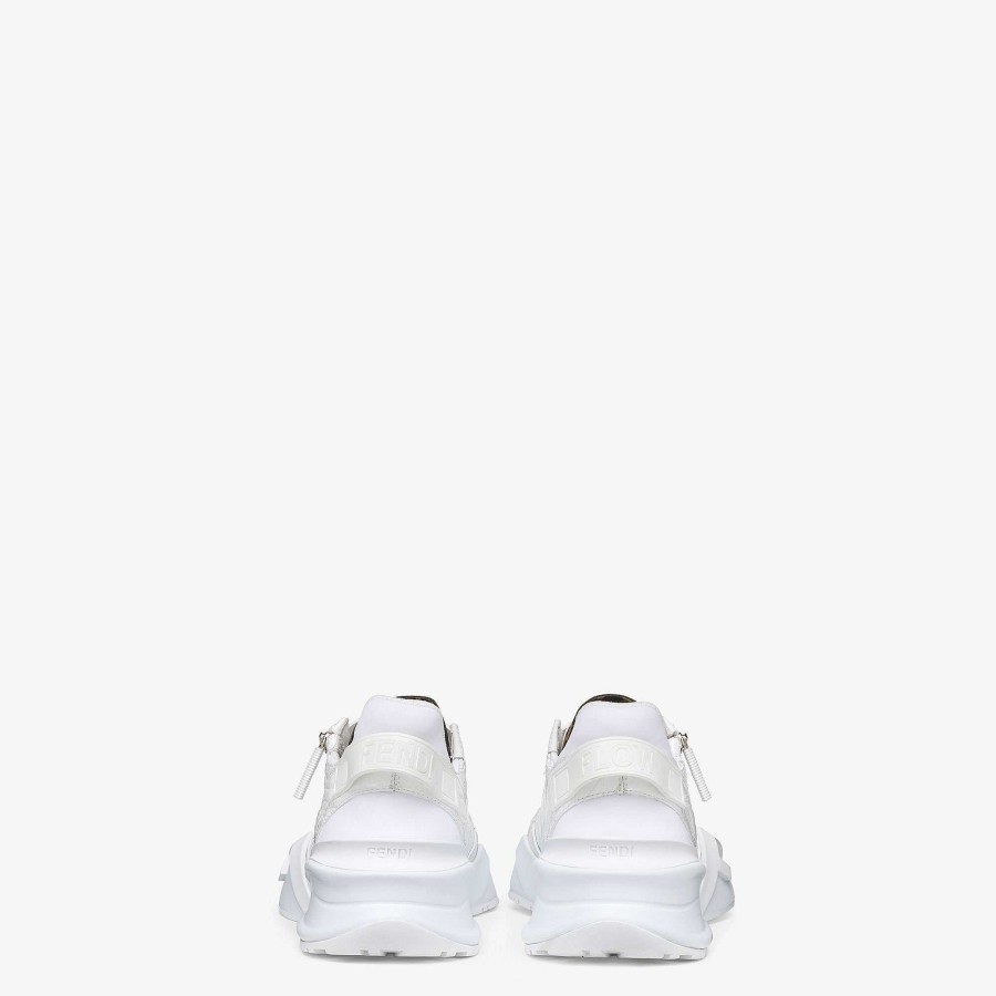 Uomo Fendi Sneakers | Fendi Flow Bianco