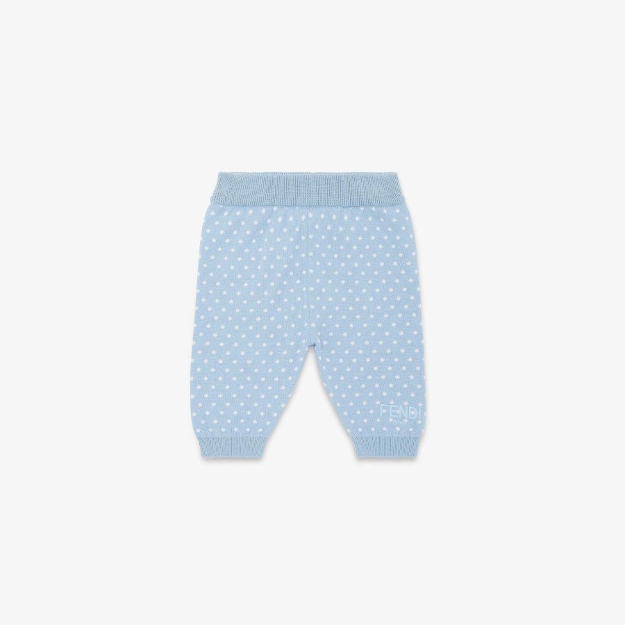 Bambini Fendi Neonato | Pantaloni Per Bambini Azzurro