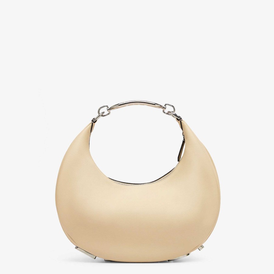 Donna Fendi Borse Hobo | Fendigrafia Media Beige