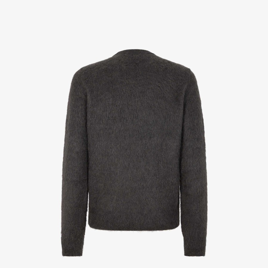 Uomo Fendi Maglieria | Maglione Grigio