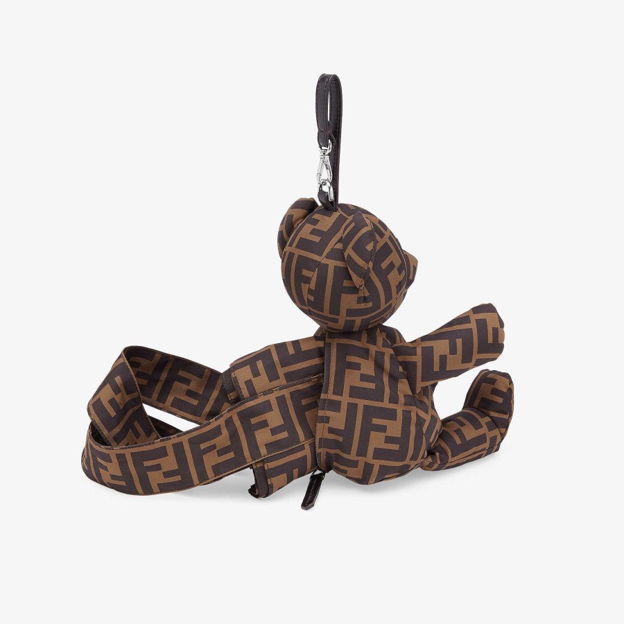 Bambini Fendi Passeggini E Accessori | Shopper Con Logo Ff E Orsetto