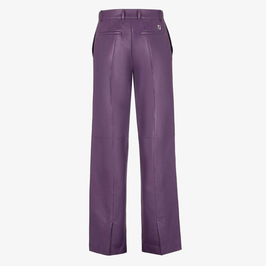 Uomo Fendi Pantaloni E Pantaloncini | Pantaloni Viola