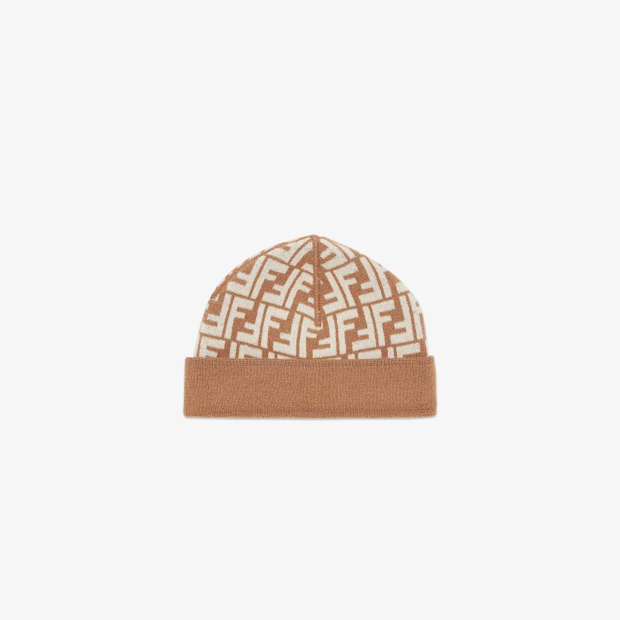 Bambini Fendi Accessori | Cappello Junior Beige