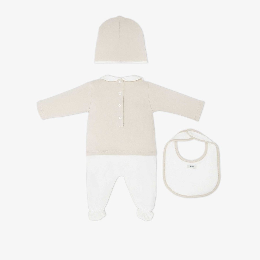 Bambini Fendi Neonato | Kit Per Neonati Beige