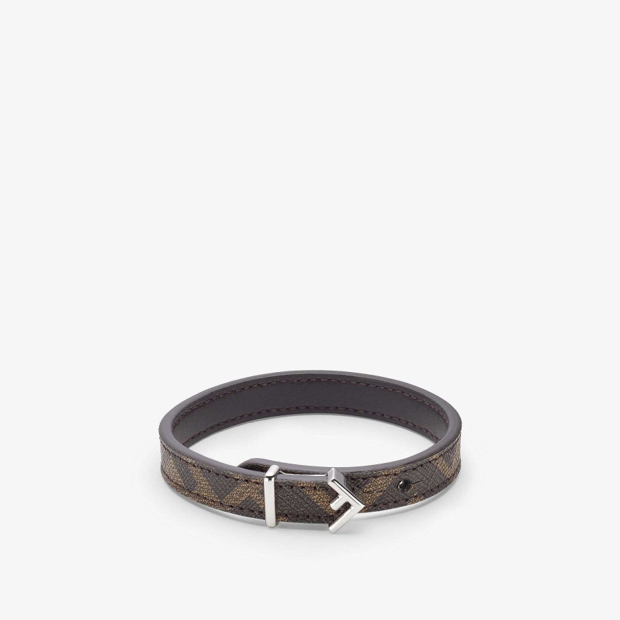 Regali Di San Valentino Fendi Bracciali | Bracciale Fendi Cinque Marrone