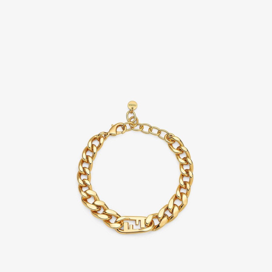 Donna Fendi Bracciali | Bracciale Fendi O'Lock Oro