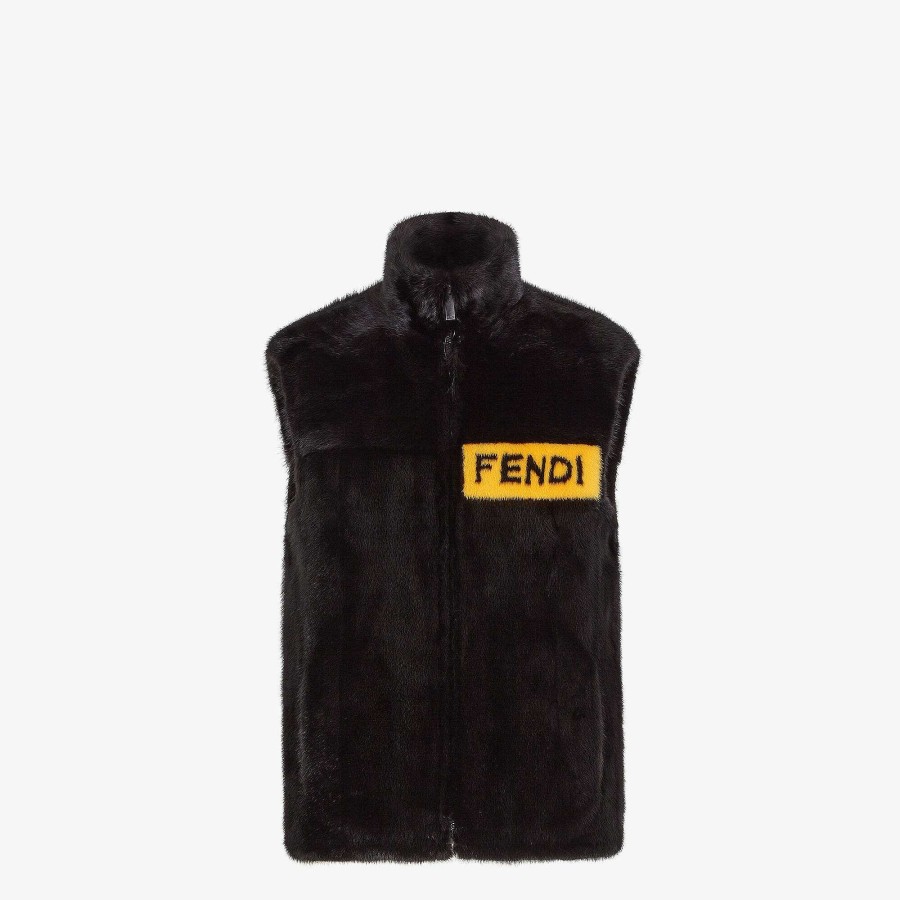 Uomo Fendi Capispalla | Veste Nero