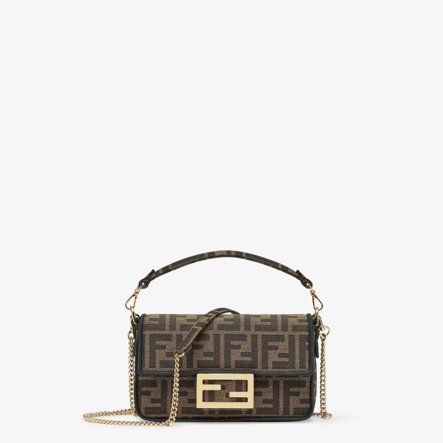 Donna Fendi Borse A Tracolla E A Tracolla | Baguette Mini Marrone