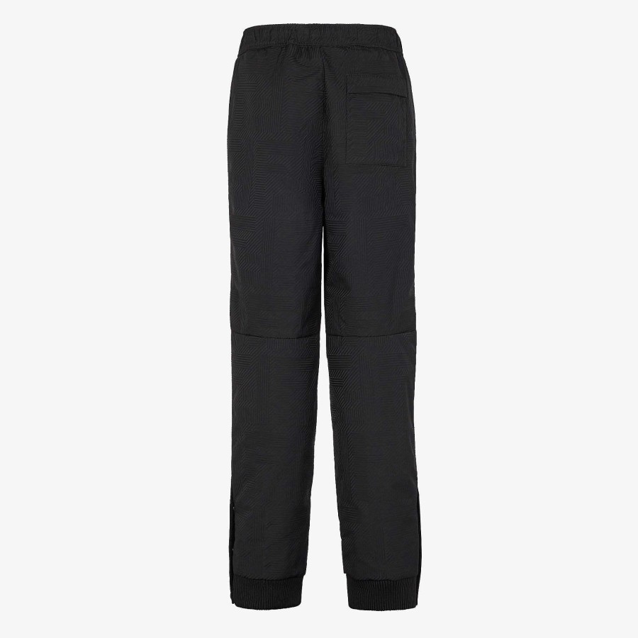 Uomo Fendi Abbigliamento Sci | Pantaloni Da Sci Nero