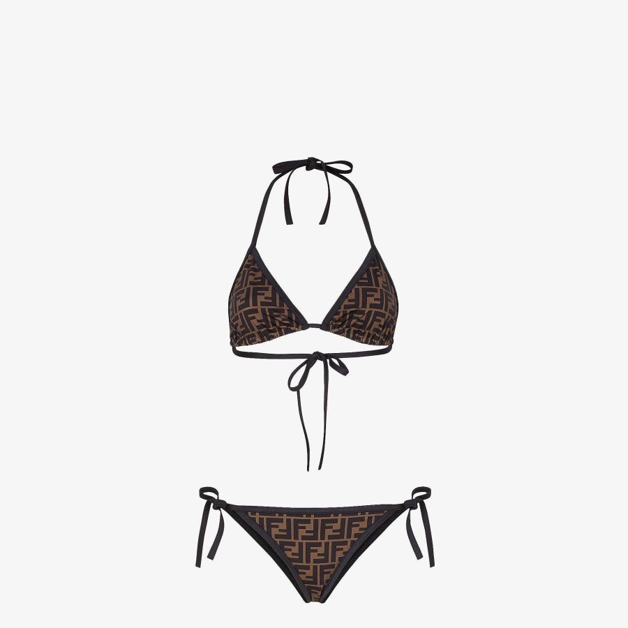 Donna Fendi Costumi Da Bagno | Bikini Nero